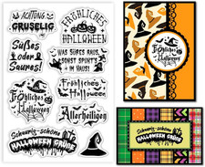 Halloween Stempel Transparente