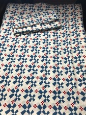 IKEA BETTWÄSCHE Set 2-Tlg: 150x210 cm+80x80 cm wie MALTESERKREUZ-DESIGN