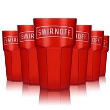 6x Smirnoff  Vodka Gläser