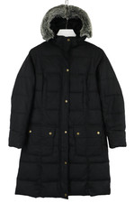 Barbour Peninsular Fibredown Jacke Damen Eu 40 Gefüttert Schwarz Kapuze