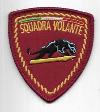 ITALIEN Polizia SQUADRA Volante Police PANTHER Patch Polizei Abzeichen Italia