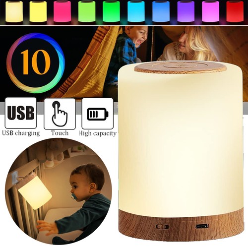 Led nachttischlampe rgb touch - led,