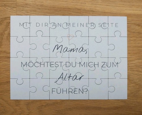 Puzzle karte möchtest mich - puzzle,