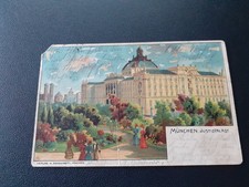 Ak München Justizpalast (Vers. 1900, Litho, defekt)