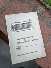 Bedienungsanleitung Sirokko OETF 10 Dieselheizung DDR Heizung Anleitung 