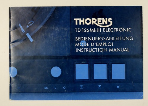 Original thorens 126 - original, mkiii