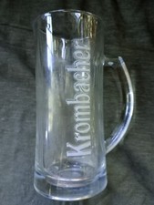 Krombacher * Bierglas /-Seidel * groß und schwer