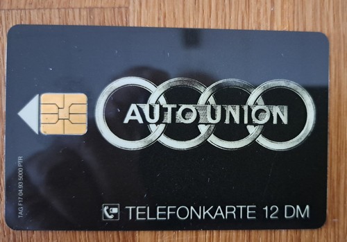 Audi telefonkarte auto - telefonkarte, "auto