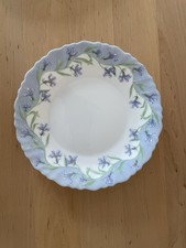 Arcopal France Kuchenteller blaue Blumenranke 19 cm