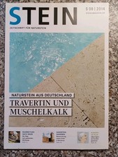 Stein Zeitschrift für Naturstein 8 2014 Travertin Muschelkalk Sandstein sanieren