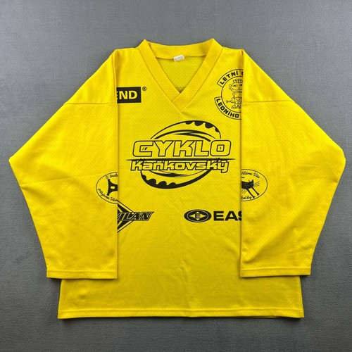 Tschechisches gelbes eishockey - gelbes,