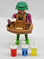 Clown  mit Bauchladen Donut