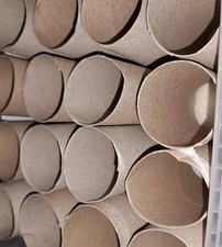 100Toilettenpapierrollen leer = leere Klopapier Rollen basteln =Papprollen