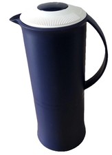 Tupperware Thermoskanne 1,0 Liter, blau Thermowächter Isolierkanne Tupper ??