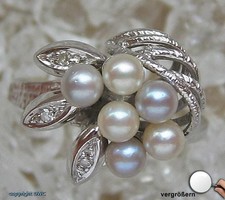 Ring mit Perle in 14 Kt. 585