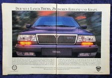 Lancia Thema 3,0 V6 LX, 3,0 V6 LS, 3,0 V6 LS Turbo, originale Werbung aus 1993
