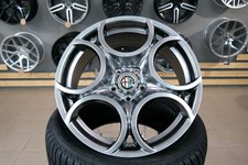 4X R17 Zoll 5x110 Alfa Romeo 8C Style Hyper Schwarz Räder : Für 159 939 Brera