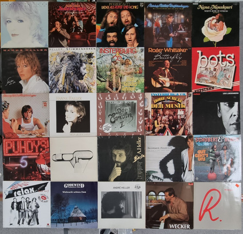 25x vinyl deutsch - deutsch, pop