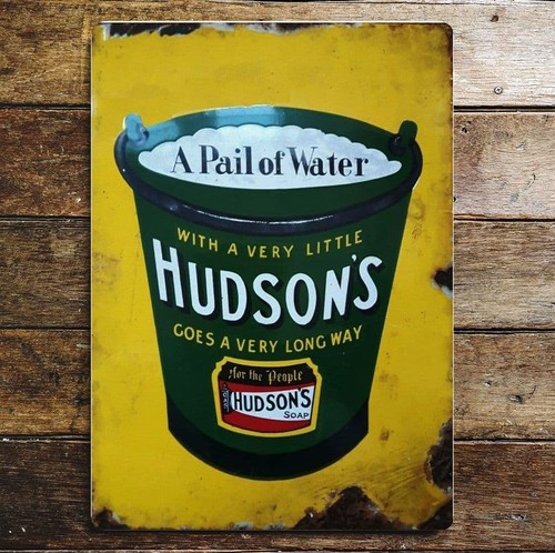 Hudsons soap goes very - very, long