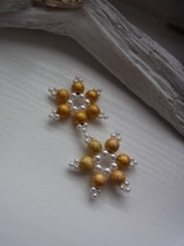 2 große Schneeflocken 4+6+8