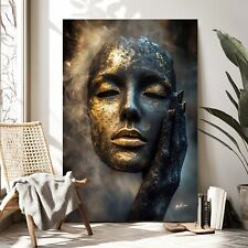 Leinwand Bild Frau Maske