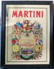 Reklamespiegel MARTINI, Bar, Kneipe - ca. 61 x 47,5 cm