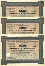 5 x EUMUCO AG 1926 Schlebusch