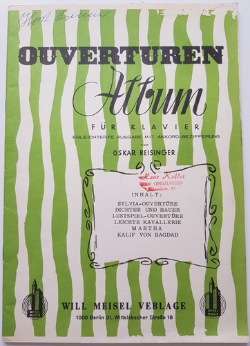 Ouvertüren album für klavier - für,