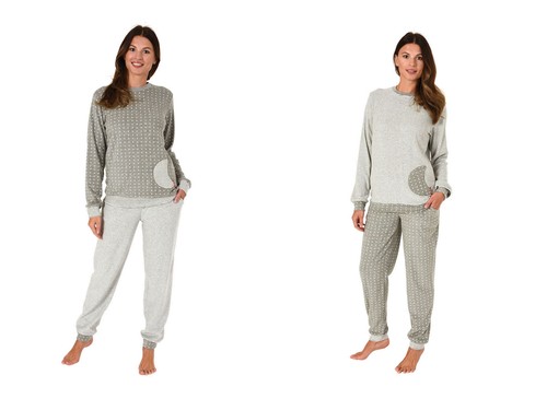 Damen polar frottee pyjama - polar,