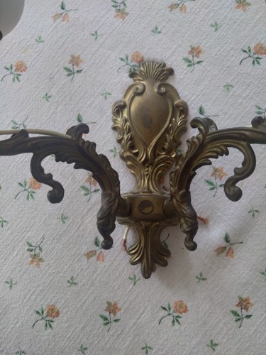 Wandlampe messing antik - wandlampe,