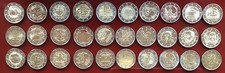 Lot 90 versch. 2-Euro mit