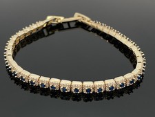 ARMBAND GELBVERGOLDET MIT ZIRKONIA  SCHMUCKJAGD