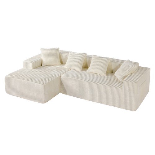 Ecksofa sofa couch cordsofa - ecksofa,