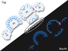 Selbstleuchtende Tachoscheiben