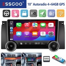 10.1" Android 14 Autoradio Carplay 4+64G Für BMW 5er E39 X5 E53 E38 GPS NAVI RDS