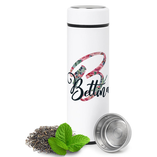 Tee thermobecher mit floralen - thermobecher,