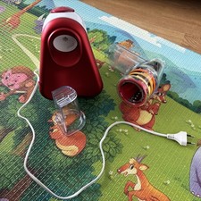 Moulinex Fresh Express Plus DJ756G Zerkleinerer - Rubinrot/Weiß