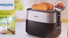 Philips HD2516 Toaster 8 Bräunungsstufen Auftau und Aufwärmfunktion schwarz R