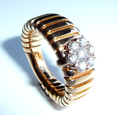 Ring 750 gold 056ct - gold,