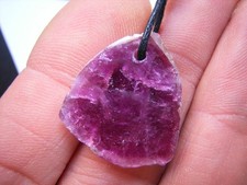 Rote TURMALIN Scheibe