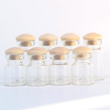  8 Pcs Miniatur-glasflasche