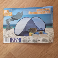 Strandmuschel Zelt pop up gebraucht zu verkaufen, 220 cm lang