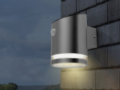 Led außenwandleuchte solar - led,