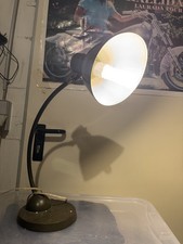 SCHACO Schreibtisch Lampe Industrie Emailles 30er Jahre Art Kaiser 2042