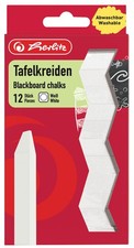 herlitz Wandtafelkreide weiß 12er Karton Etui