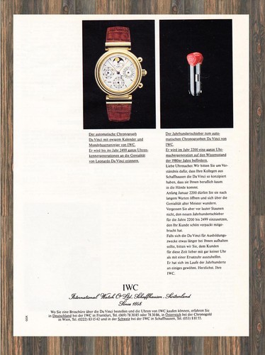 Iwc vinci reklame - da,