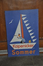 Altes Reklameschild DDR,Köpenicker Sommer,Stadtfest Berlin-Köpenick