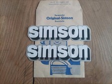 Original, 2 Aufkleber Simson S51 S70 Premium DDR Tank Original DDR 