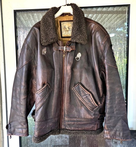 Alte vintage lederjacke - alte,