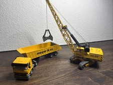 siku 2919 MB Actros -Sattelkipper meyer & Co + 3514 Bagger 90 iger Jahre - 1:55